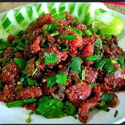 ก้อยมะนาวดิบ