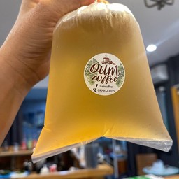 น้ำลำไยเอาแต่น้ำอย่างเดียว ไม่เอาเนื้อ แบบถุงพร้อมน้ำแข็ง