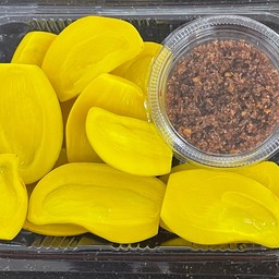 มะม่วงน้ำดอกไม้อ่อนดอง+พริกกะปิ