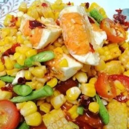 ตำไทยข้าวโพดไข่เค็ม