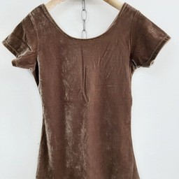น้ำตาลทอง เสื้อกำมะหยี่S-M