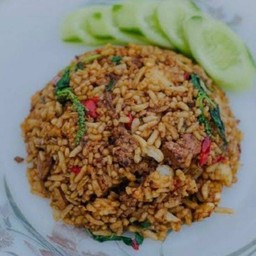 ข้าวกะเพราคลุก