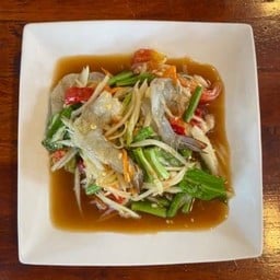 ตำกุ้งสด