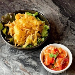 ตำมะละกอทอด(ลอกอจำแลง)