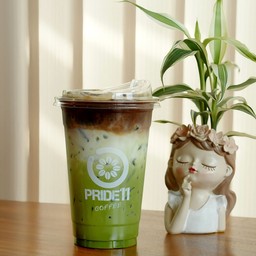 ชาเขียวเอสเปรสโซ่-Greentea espresso( 20 oz.)