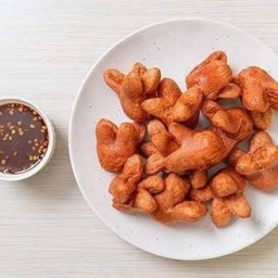 ไส้กรอกแดงทอด (15ชิ้น)
