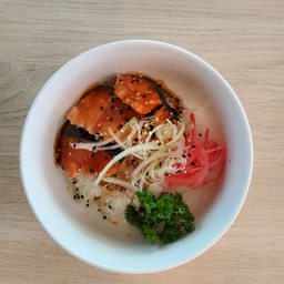 ข้าวหน้าแซลม่อนเทอริยากิ