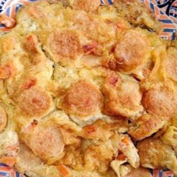 ข้าวหน้าไข่เจียวไส้กรอก