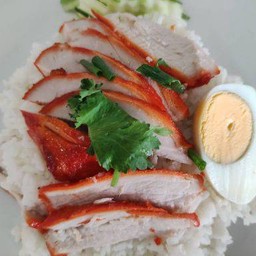 ข้าวหมูแดงล้วน