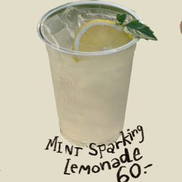 Mint sparkling lemonade