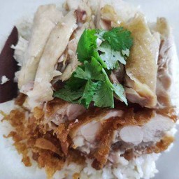 ข้าวมันไก่ต้ม+ไก่ทอด