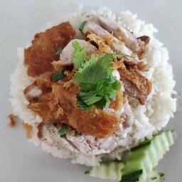 ข้าวมันไก่ทอด