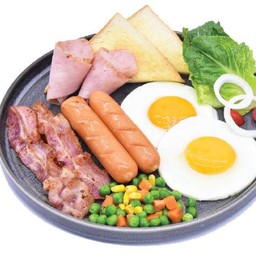 อเมริกันเบรกฟาสต์ไข่ดาว