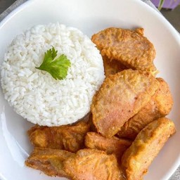 ข้าวหมูยอทอด