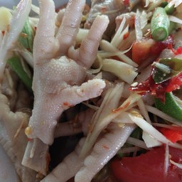 ตำตีนไก่ (ปลาร้า)
