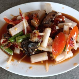 ส้มตำไหลบัวปูหอย