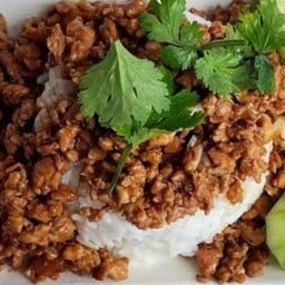 ข้าวหน้าหมูสับหวาน