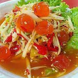 ตำไข่แดง+เล็บมือนาง