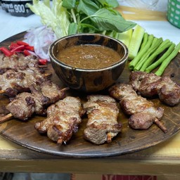 หมูปลาร้าชุดใหญ่ (มี 7 ไม้ )
