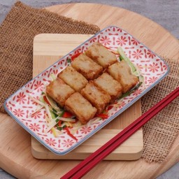 ขนมผักกาดผัดซอสฮองมิน