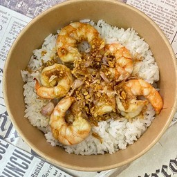 ข้าวกุ้งตัวกระเทียม
