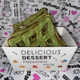 Custard Waffle  วาฟเฟิลสังขยาใบเตย