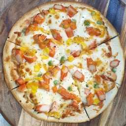 มิกซ์สเปชียล (พิซซ่าถาดใหญ่ 9 นิ้ว แบ่ง 8 ชิ้น)