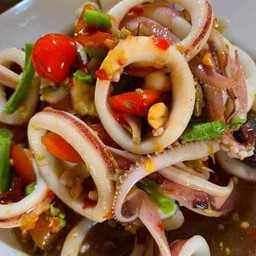 ตำปลาหมึก