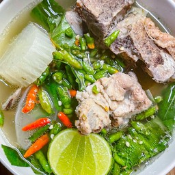 กะเพรา หมูทอด เล้งแซ่บ อาหารตามสั่ง ครัวเฮียเมฆ4289