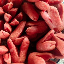 ไส้กรอกแดงในตำนานทอด(ไก่)