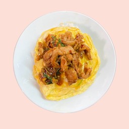 ข้าวไข่ข้นกะเพรา