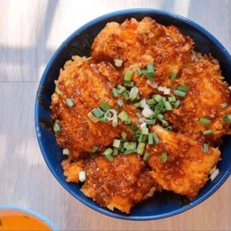 ข้าวปลาดอลลี่เคลือบซอลเกาหลี
