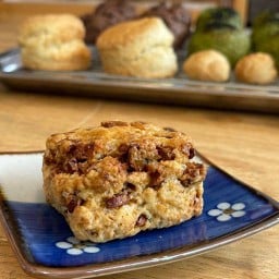 Almond caramel Scone