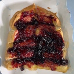 Mixed Berry Jam Toast
