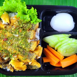 ข้าวหน้าปลาแกะ...ซีฟู๊ด..!!!