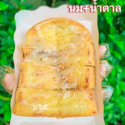 ปังแผ่น เนยนมข้น+น้ำตาล(2แผ่น)