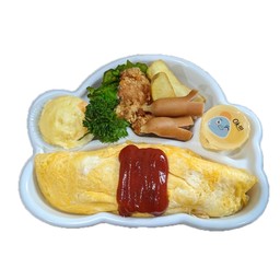 No.46ข้าวไข่เจียวเด็ก กับไก่ทอด