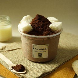 ปังเย็นนมหมีไมโลภูเขาไฟ