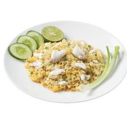 ข้าวผัดเนื้อปูก้อน