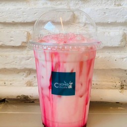 นมชมพู (เย็น)