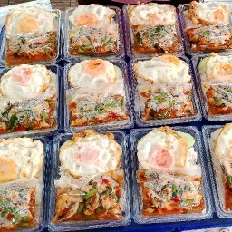 ข้าวกะเพรา+น้ำชง+น้ำปั่น.Byนู๋นัท