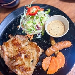 สเต็กไก่พริกไทยดำ