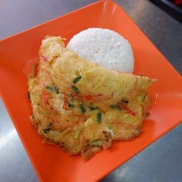 ข้าวไข่เจียวทรงเครื่อง Omelette and Topping with rice