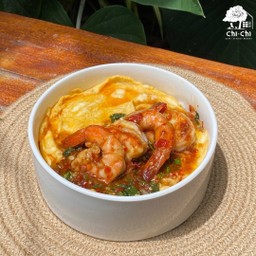 ไข่ข้นกระเพรากุ้ง