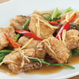 เนื้อปลาผัดคื่นไฉ่