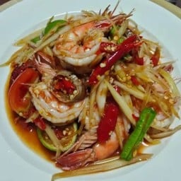 ตำกุ้งสุก