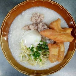 โจ๊กหมูล้วน+ใข่ลวก