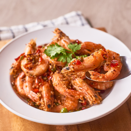 กุ้งผัดพริกเกลือ