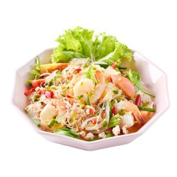 ยำวุ้นเส้นกุ้ง