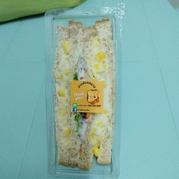 แซนวิชสุขภาพข้าวโพดอย่างเดียว แบบสามเหลี่ยม